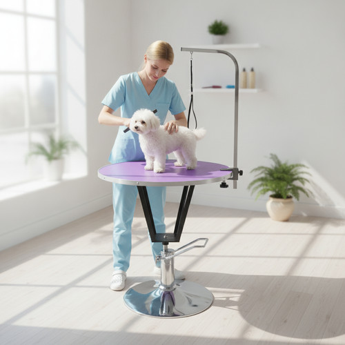 Hydraulic lift dog grooming - lift,