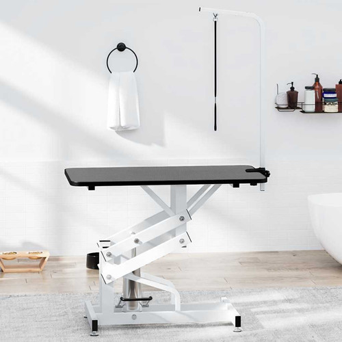 Hydraulic grooming table black - hydraulic,